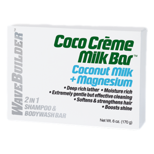 WaveBuilder Coco Crème Milk 2 In 1 Shampoo & Body Wash Bar