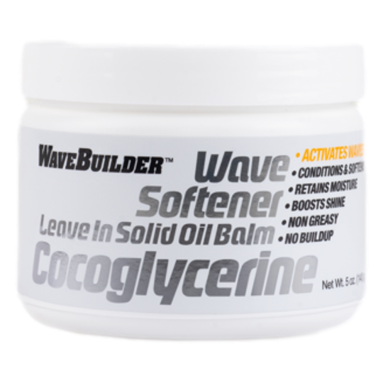 WaveBuilder Wave Softener Leave In Solid Oil Balm Cocoglycerine