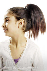 Magic Gold Kids Ponytail Coral