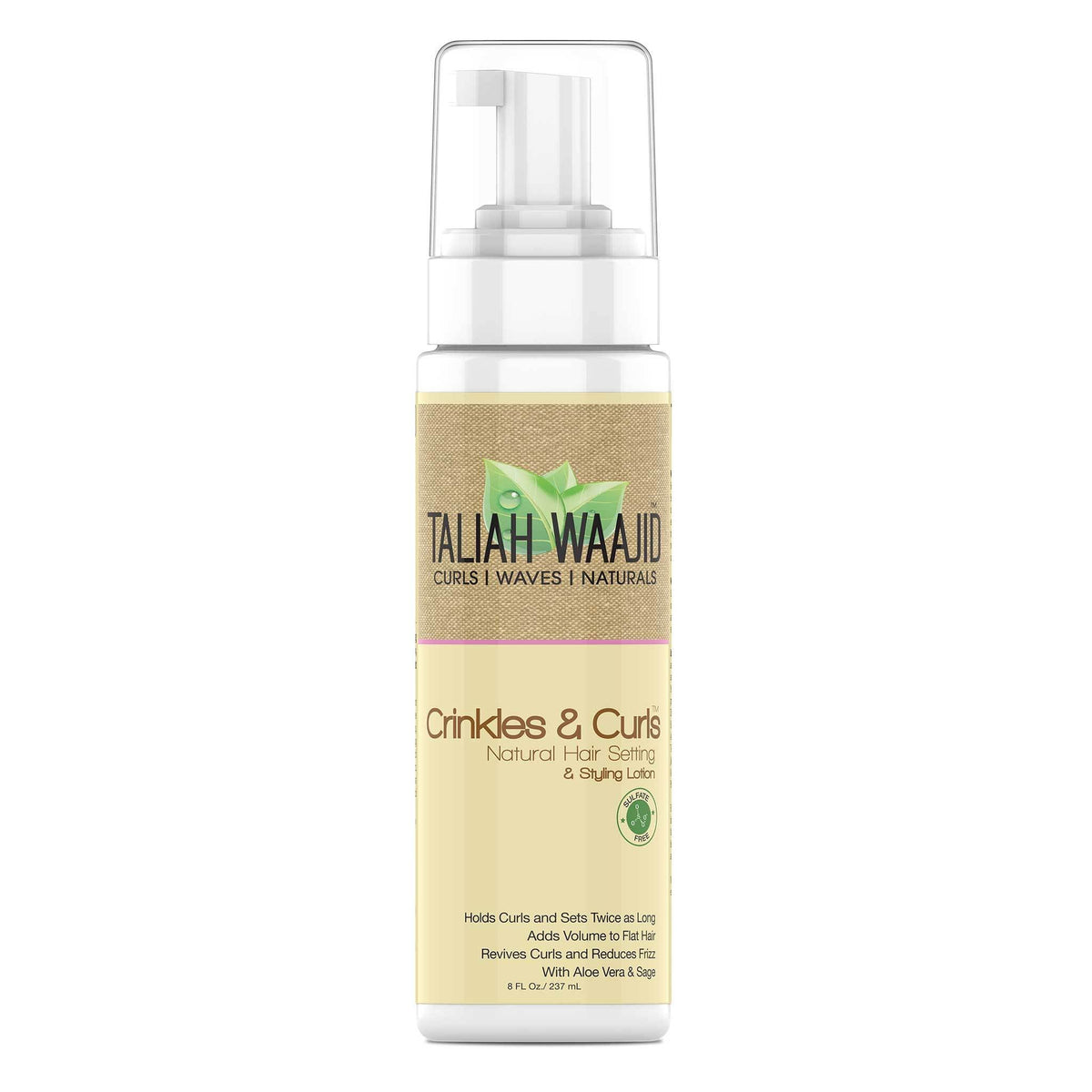 Taliah Waajid Crinkles & Curls Natural Hair & Lock Styling Lotion 8oz
