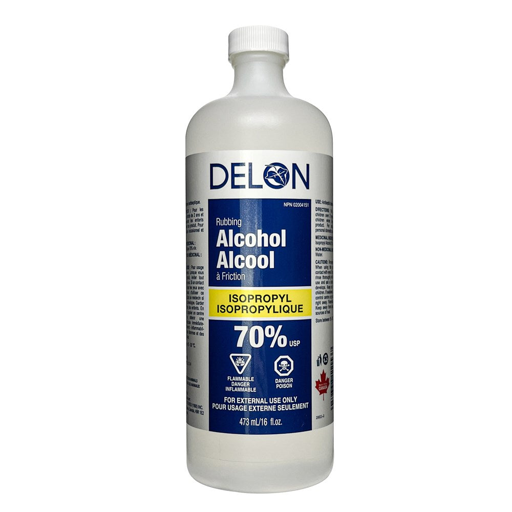Delon Rubbing Alcohol 16oz