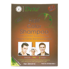 Dexe Hair Shampoo Packette Box - Light Brown