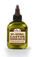 Difeel Premium Natural Hair Oil - Castor Oil 2.5oz