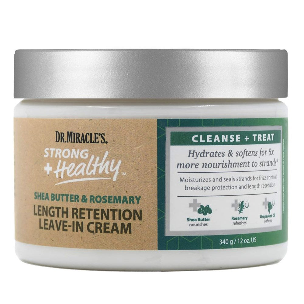 Dr. Miracle's Strong + Healthy Length Retention Leave In Cream (12oz)