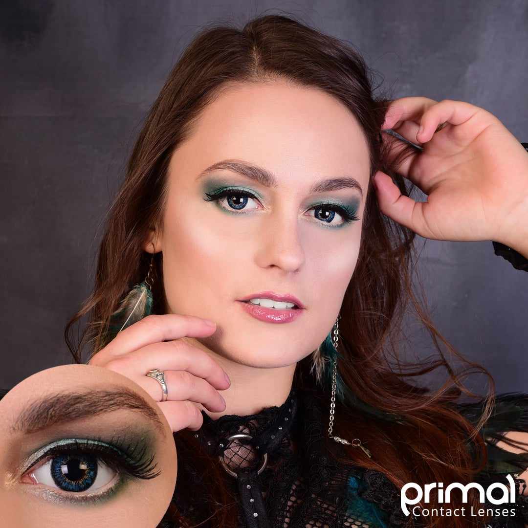 PRIMAL® Moonrise Ocean - Blue Colored contact Lenses