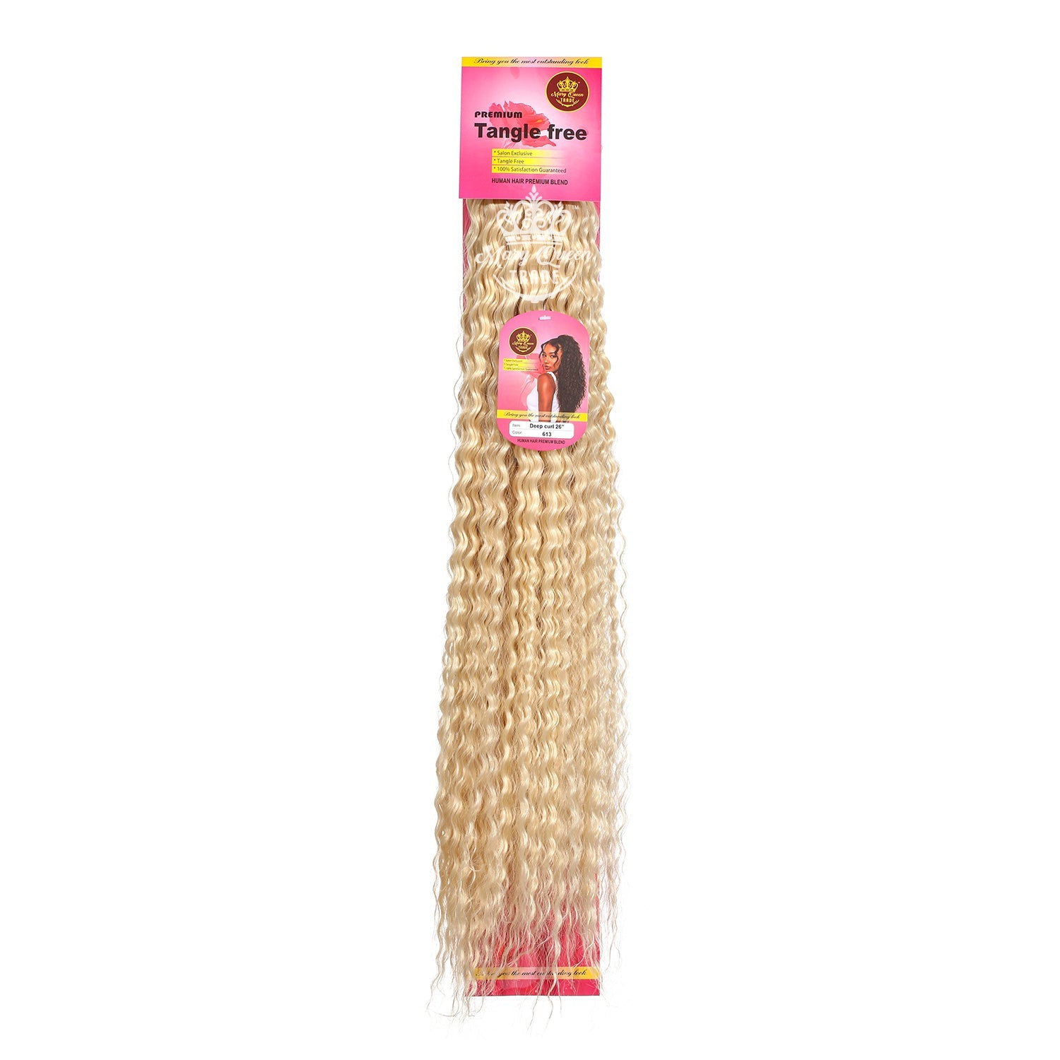 Mary Queen BioProtein™ Deep Curl Hair Extensions – 26"