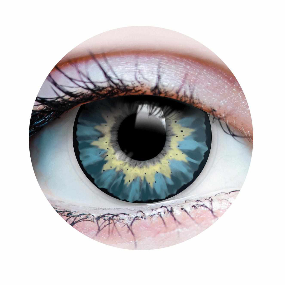 PRIMAL® Delightful Sapphire - Blue Colored Contacts