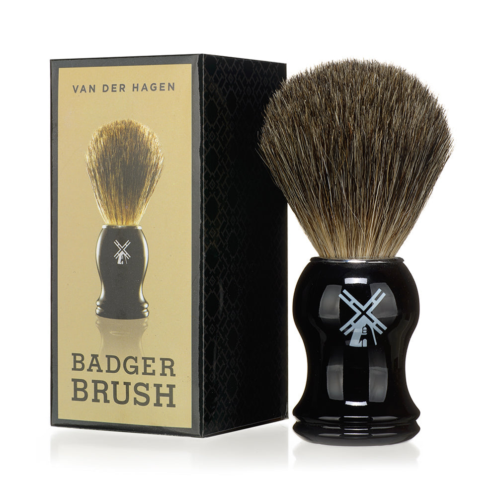 Van Der Hagen Deluxe Badger Brush