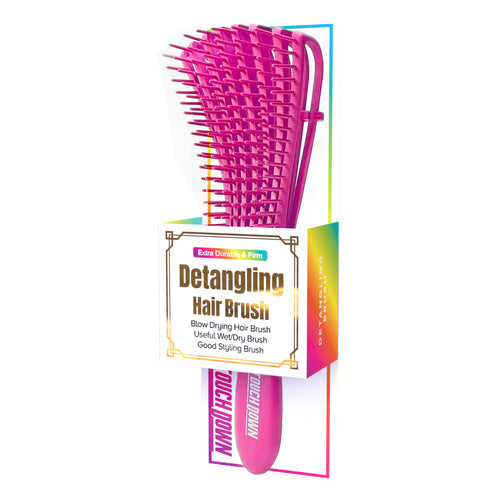 Touch Down Detangling Hair Brush - Hot Pink