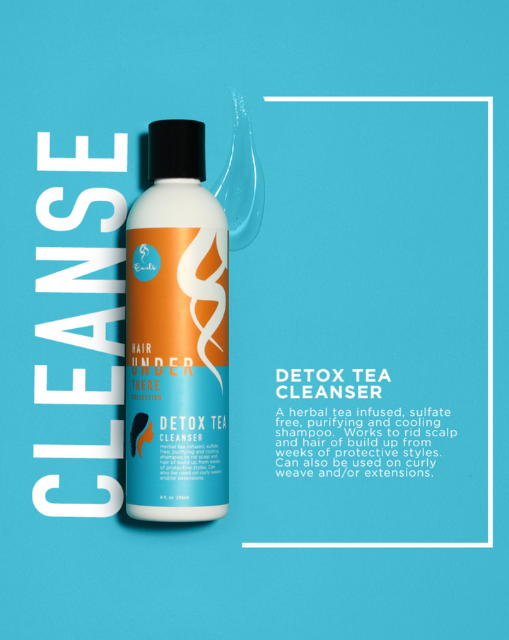 Curls Hair Under There Detox Tea Cleansing Shampoo