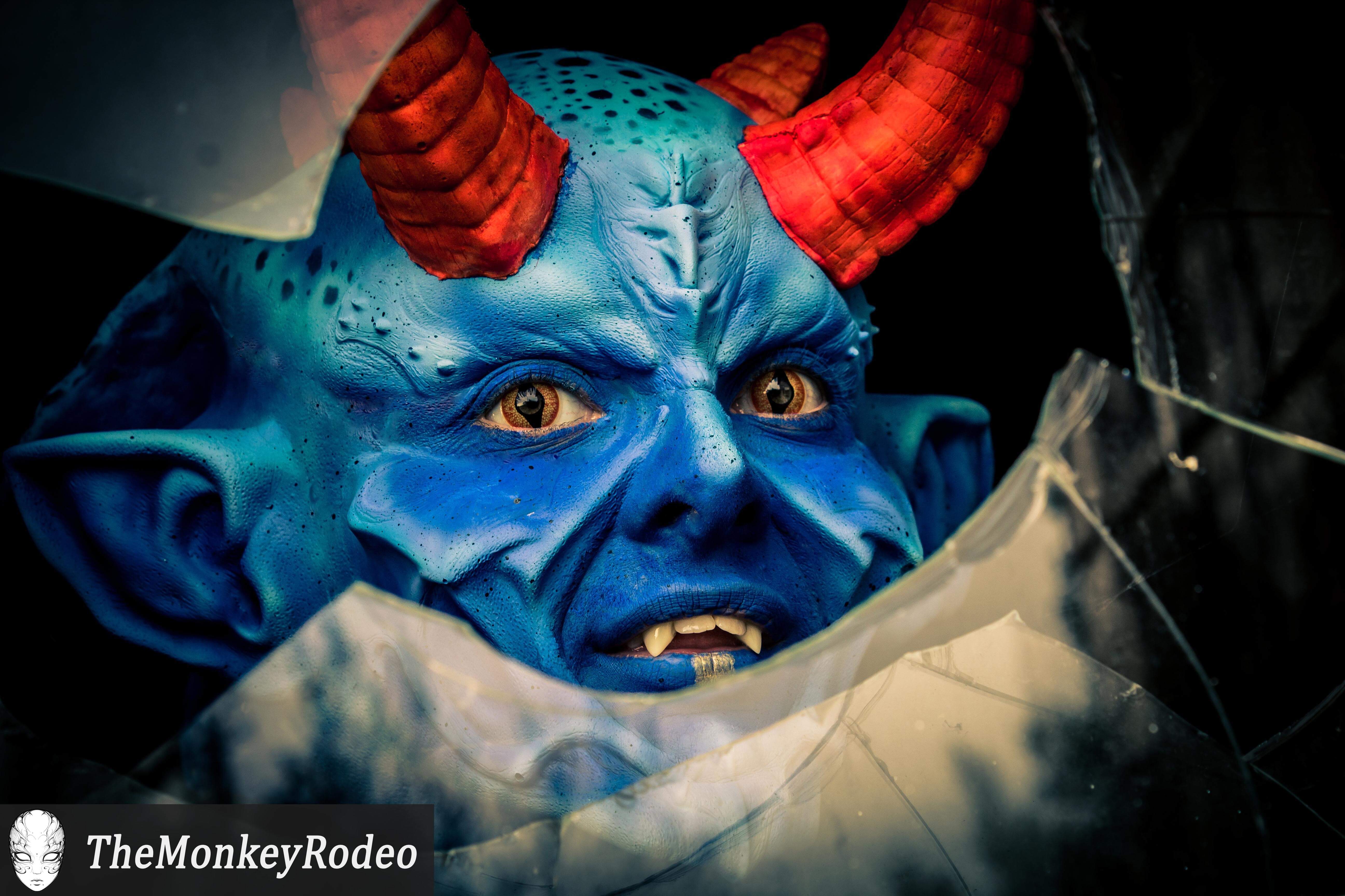 PRIMAL ® Diablo - Orange & Yellow Colored Contact lenses