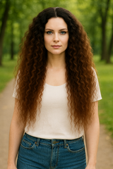Diana: Deep Part Lace Part Synthetic Wig
