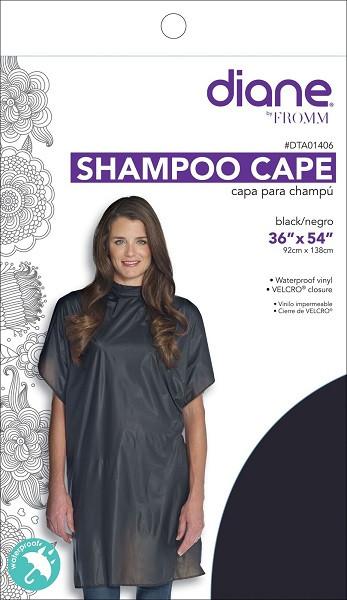 Diane Shampoo Cape 36"x54" - Black