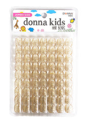 Donna Kids Jumbo Hair Beads - Gold Glitter #5833