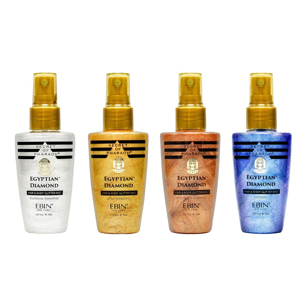 Secret of Pharaoh Egyptian Diamond Hair & Body Glitter Mist - Sapphire