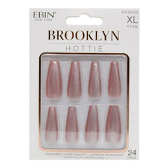 EBIN Press-On Nails Brooklyn Hottie #N3DB004 X-Long