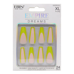EBIN Press-On Nails Empire Dreams #N3DE001 X-Long