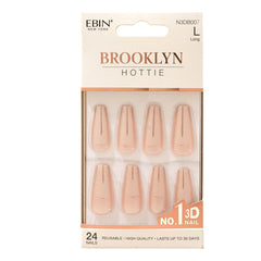 EBIN Press-On Nails Brooklyn Hottie #N3DB007 Long
