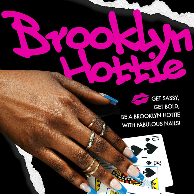 EBIN Press-On Nails Brooklyn Hottie #N3DB001 X-Long