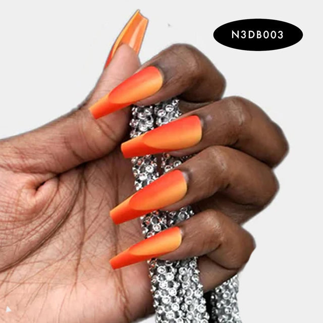 EBIN Press-On Nails Brooklyn Hottie #N3DB003 X-Long