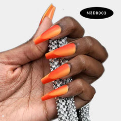 EBIN Press-On Nails Brooklyn Hottie #N3DB003 X-Long