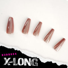EBIN Press-On Nails Brooklyn Hottie #N3DB004 X-Long