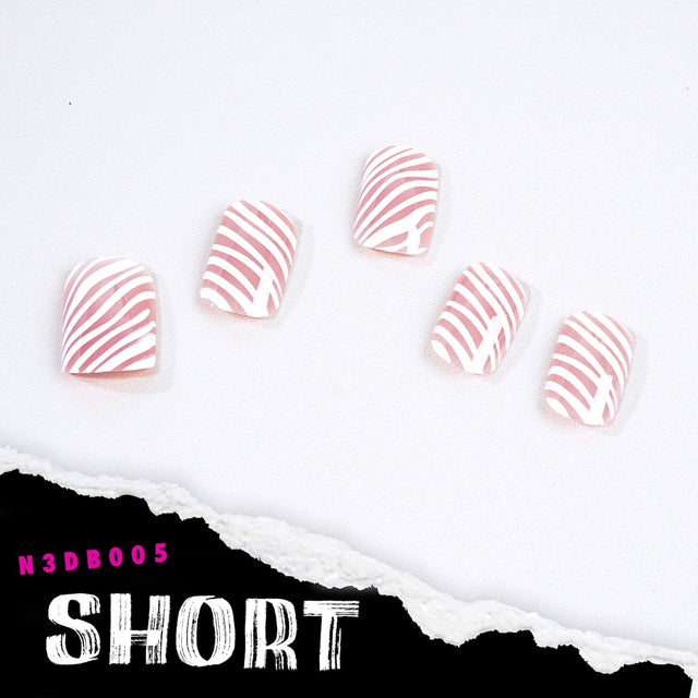 EBIN Press-On Nails Brooklyn Hottie #N3DB005 Short