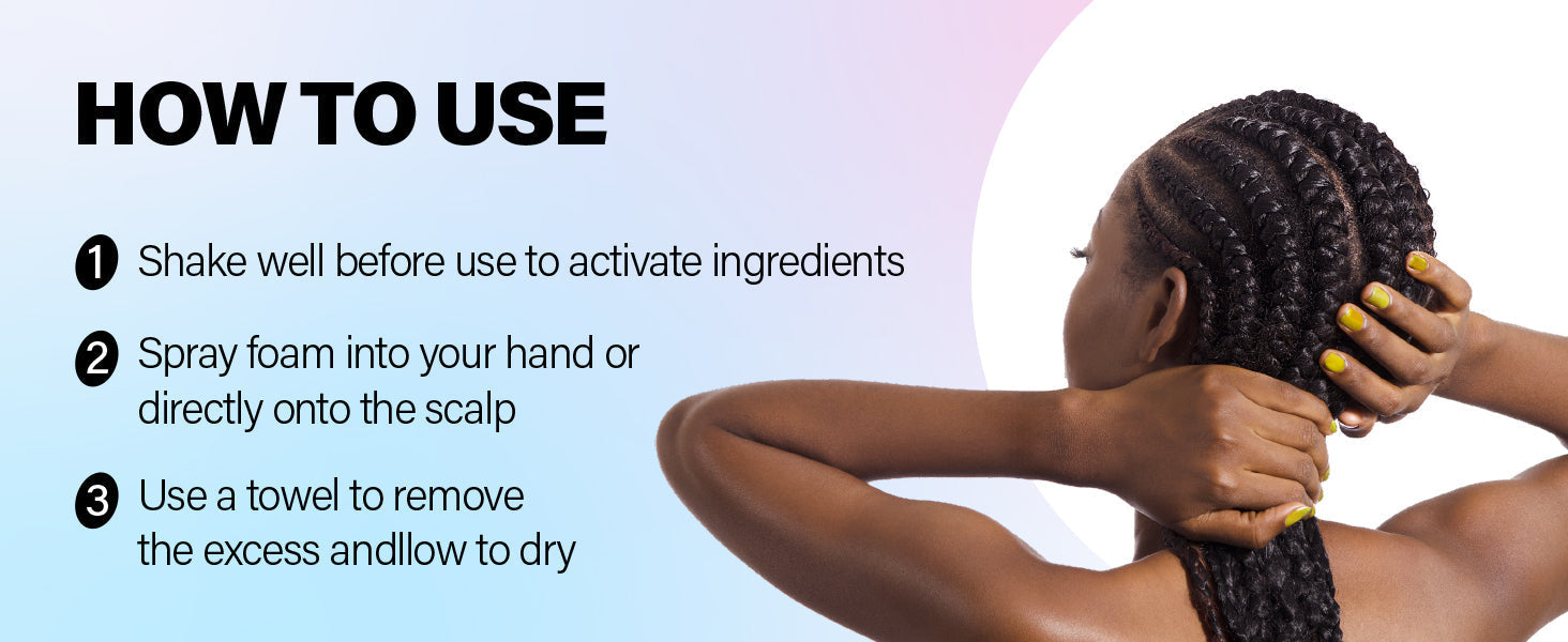 EBIN Braid Formula No-Rinse Cleansing Foam - Biotin