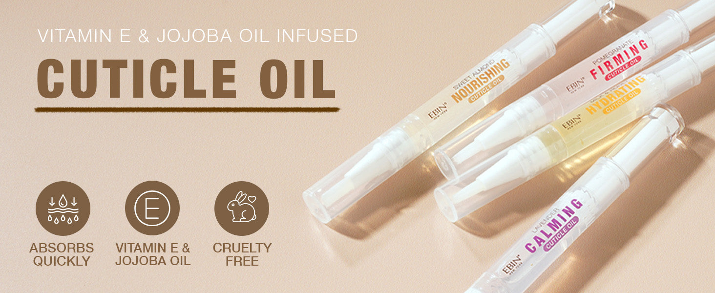 EBIN Cuticle & Nail Oil - Hydrating Milk & Honey