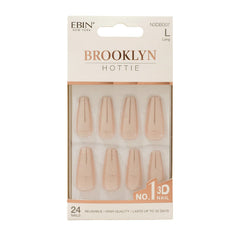 EBIN Press-On Nails Brooklyn Hottie #N3DB007 Long