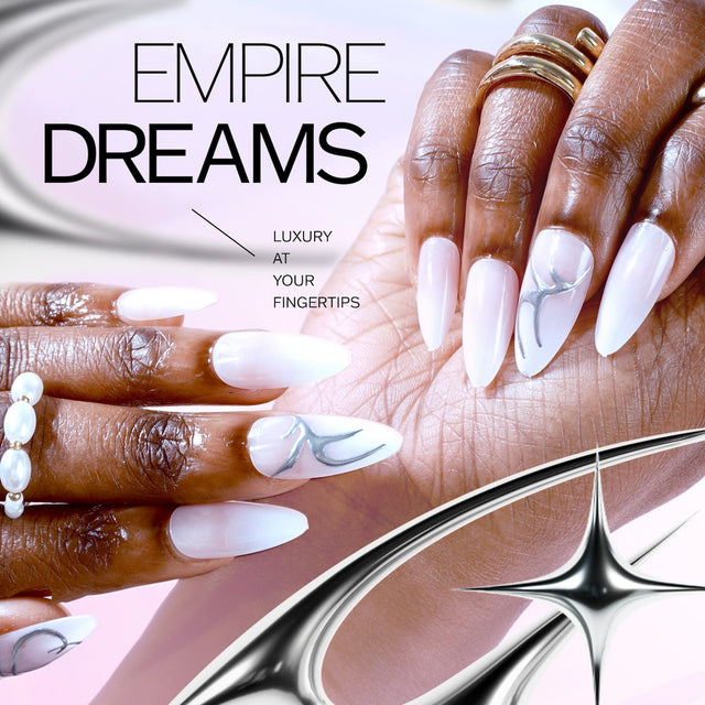 EBIN Press-On Nails Empire Dreams #N3DE002 X-Long