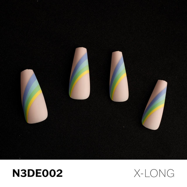 EBIN Press-On Nails Empire Dreams #N3DE002 X-Long