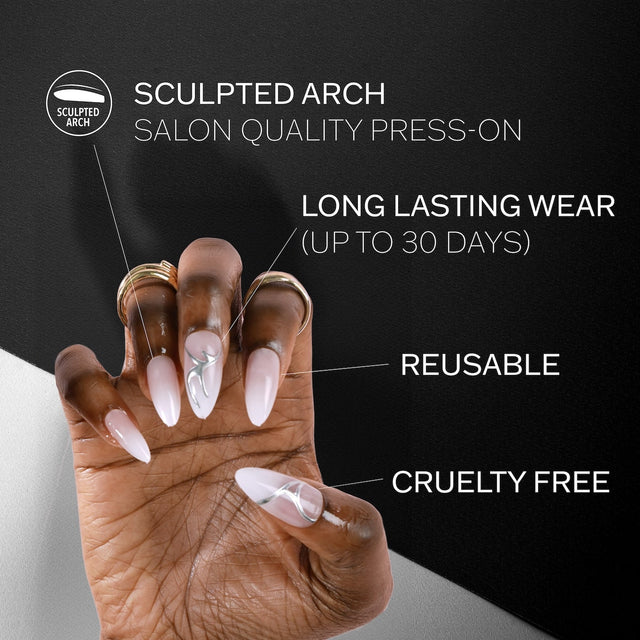 EBIN Press-On Nails Empire Dreams #N3DE008 Long