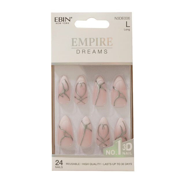 EBIN Press-On Nails Empire Dreams #N3DE006 Long