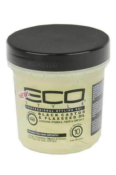 Eco Style Black Castor & Flaxseed Oil Styling Gel 8oz