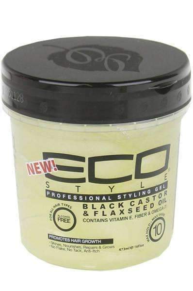 Eco Style Black Castor & Flaxseed Oil Styling Gel 16oz