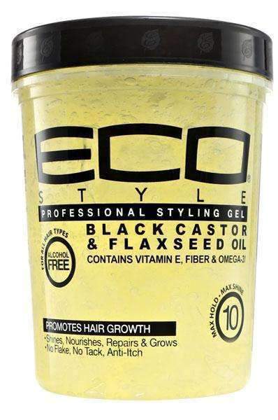 Eco Style Black Castor & Flaxseed Oil Styling Gel 5Lb