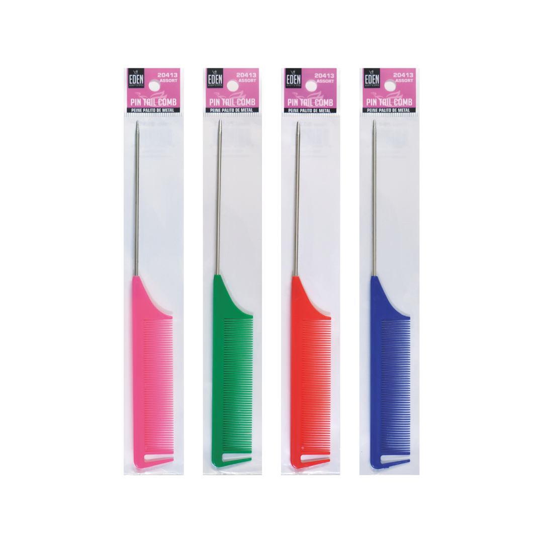 EDEN Parting Tooth Metal Pin Tail Comb