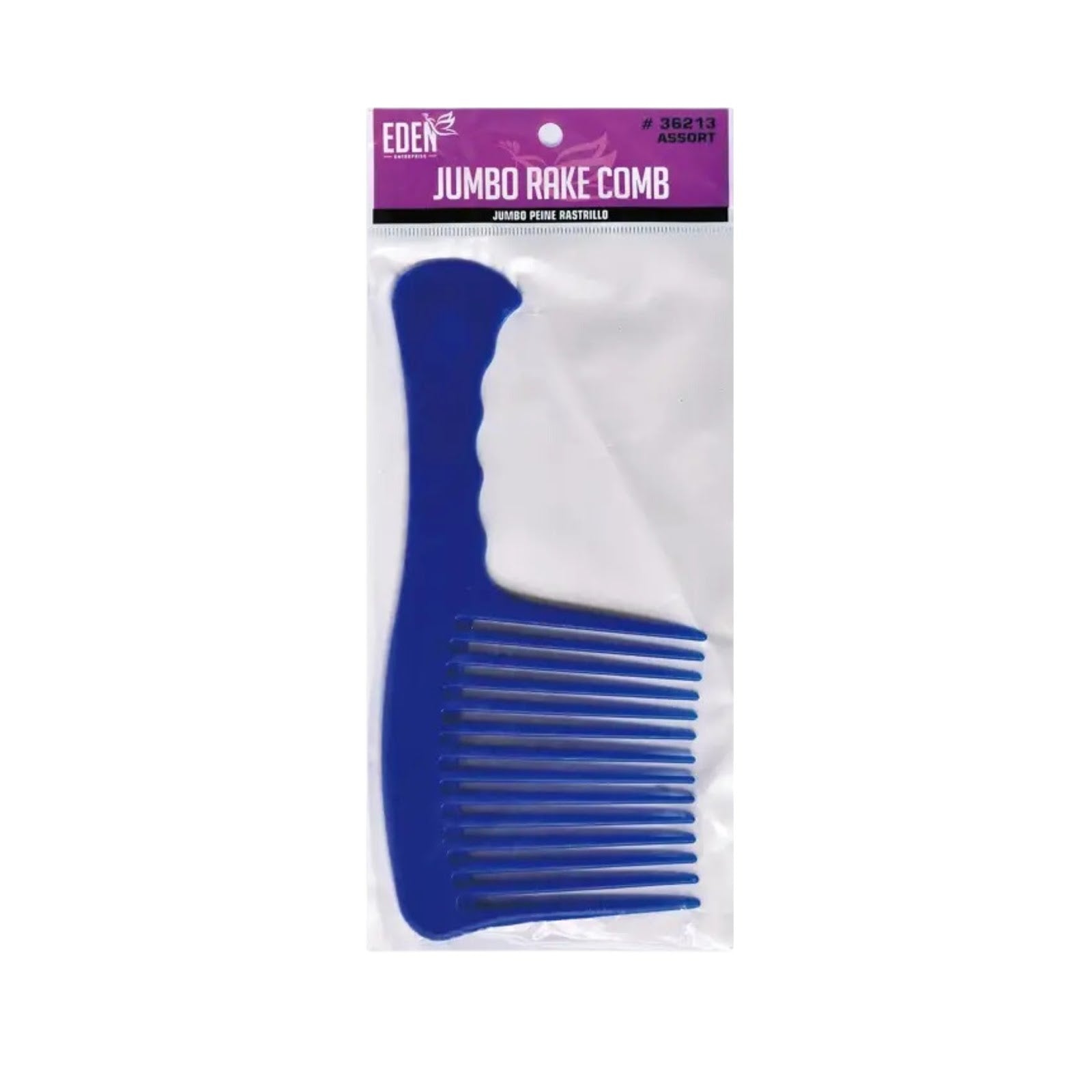 Rake Comb, Jumbo - Asst (12pcs)