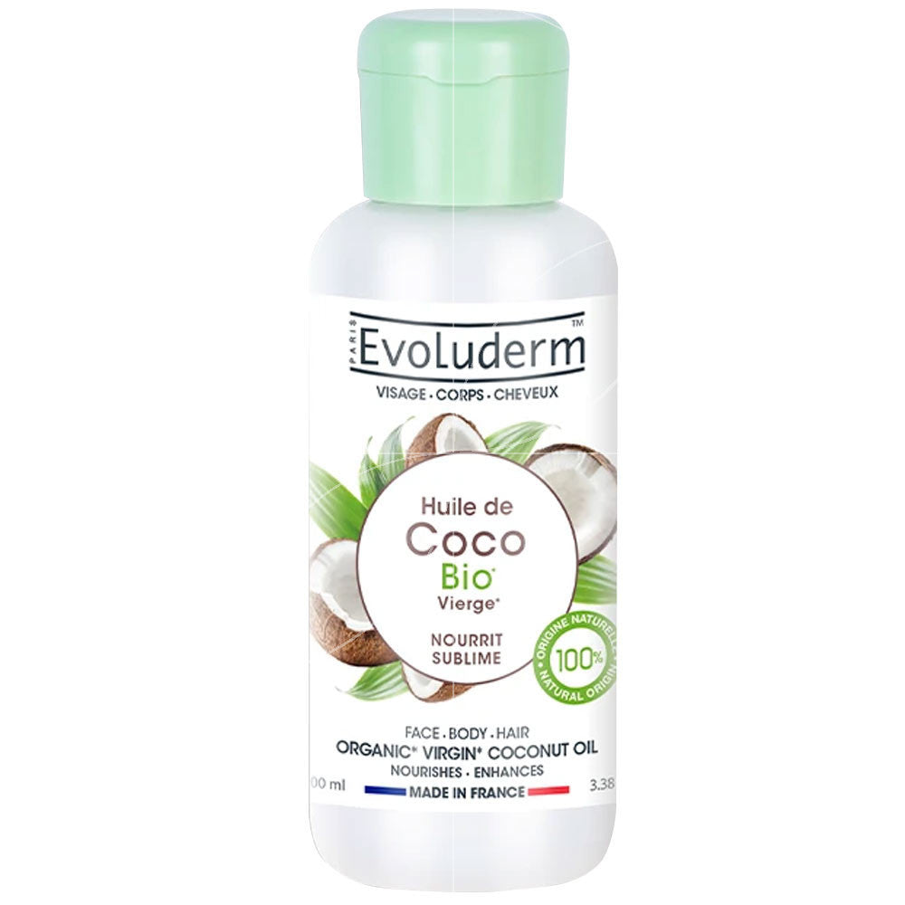 Evoluderm EVOLUDERM® HUILE DE COCO BIO VIERGE - Authentic Skincare Treatment