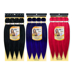 EZBRAID Professional 4X Pre-Stretched Braid 20" (40")