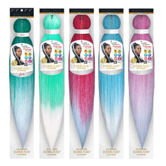 EZBRAID Platinum 2-Tone Color Pre-Stretched Braid 26"