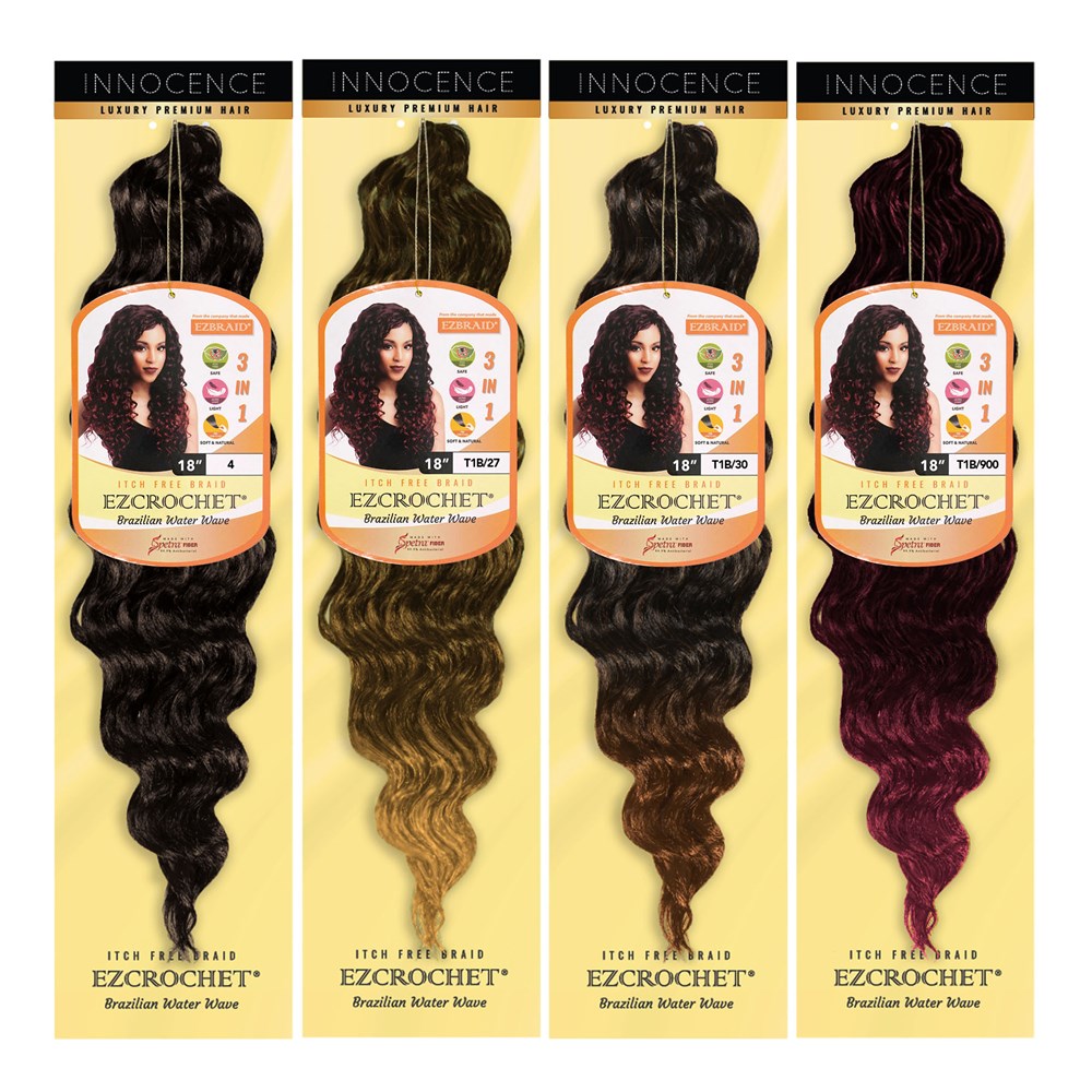 EZBRAID Ezcrochet Brazilian Water Wave Braid 18" - Dollar Deals