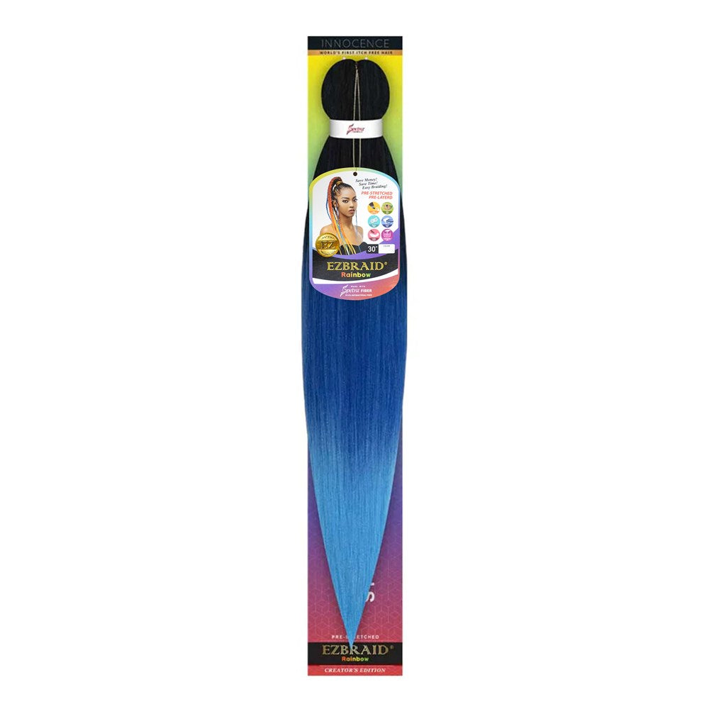 EZBRAID Rainbow 3-Tone Color Pre-Stretched Braid 30"