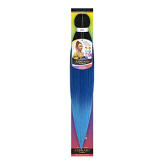 EZBRAID Rainbow 3-Tone Color Pre-Stretched Braid 30"