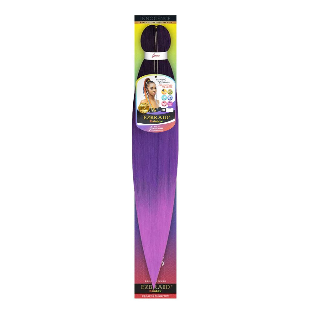 EZBRAID Rainbow 3-Tone Color Pre-Stretched Braid 30"