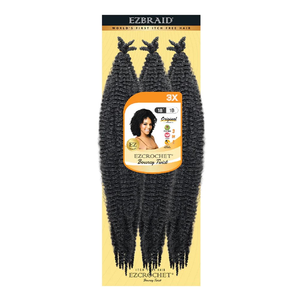 EZBRAID Ezcrochet 3X Bouncy Twist Braid 18"