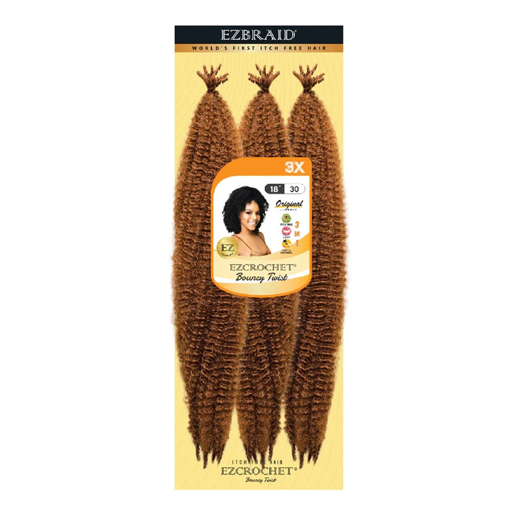 EZBRAID Ezcrochet 3X Bouncy Twist Braid 18"