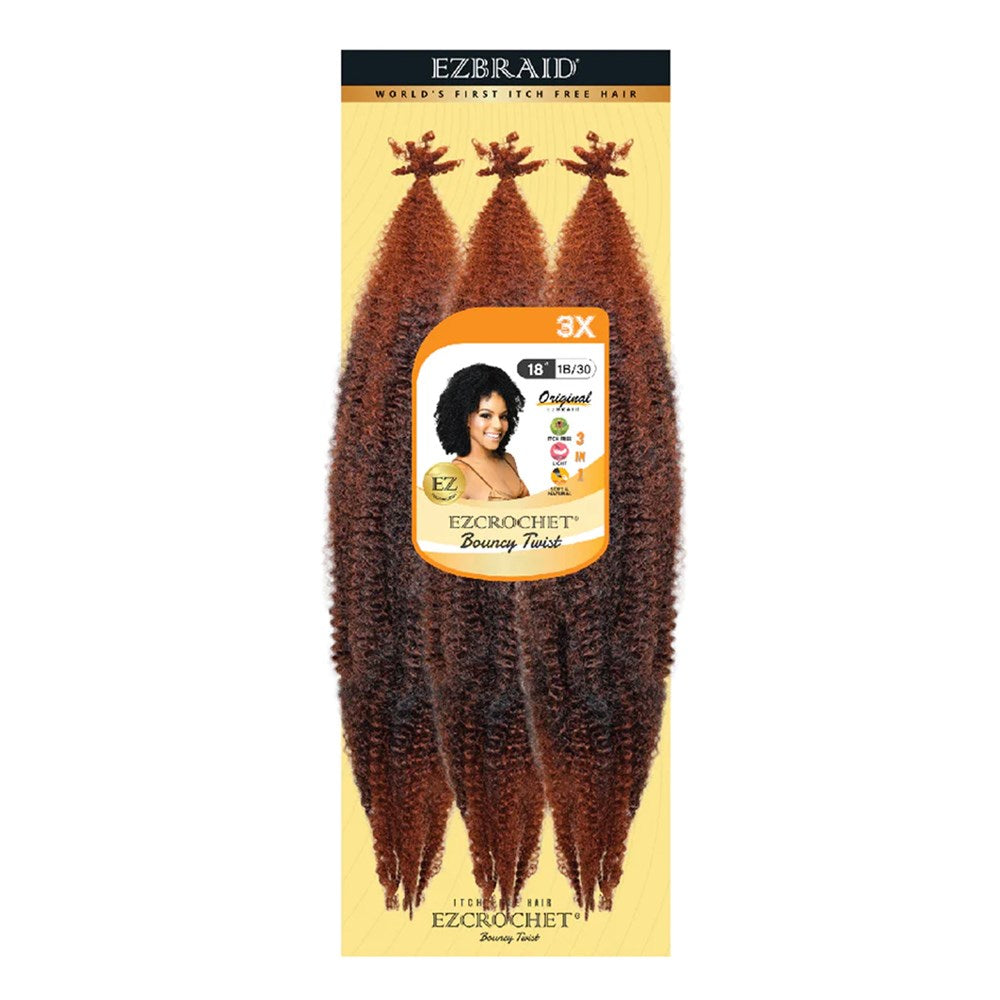 EZBRAID Ezcrochet 3X Bouncy Twist Braid 18"