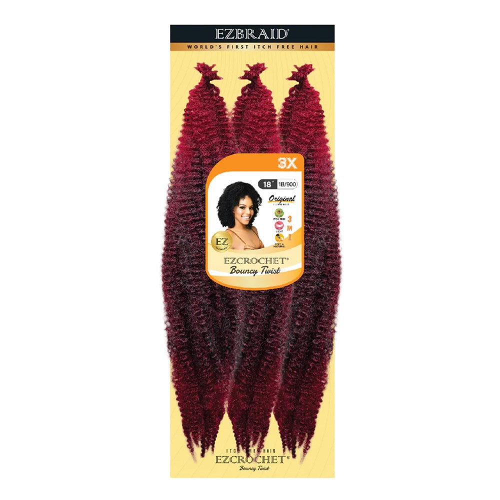 EZBRAID Ezcrochet 3X Bouncy Twist Braid 18"